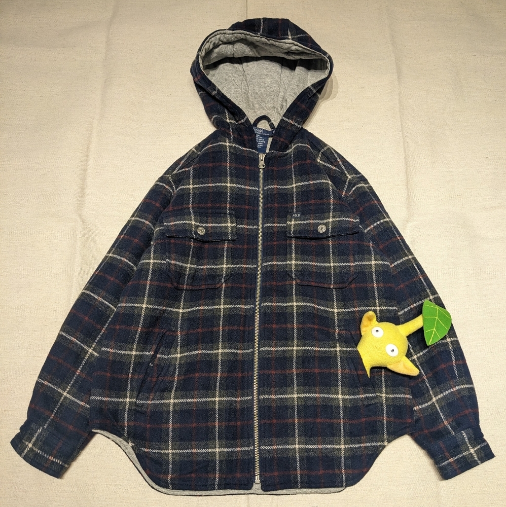 2 for $50! Polo Wool Hooded light jacket womens xs